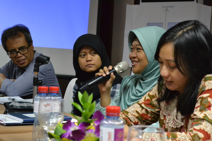 Four workshop participants - Astrid Offermans