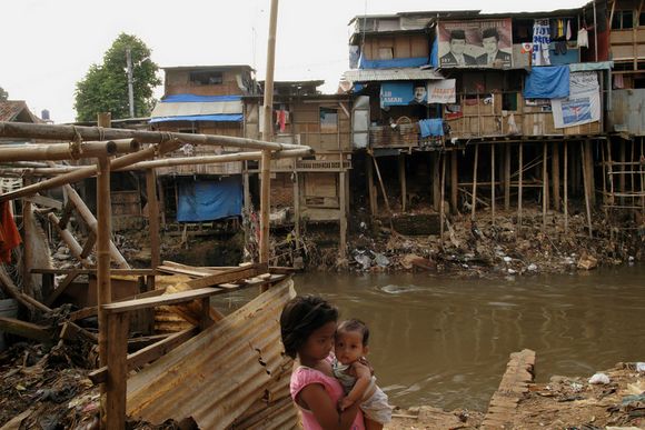 Down by the riverside - Kali Ciliwung